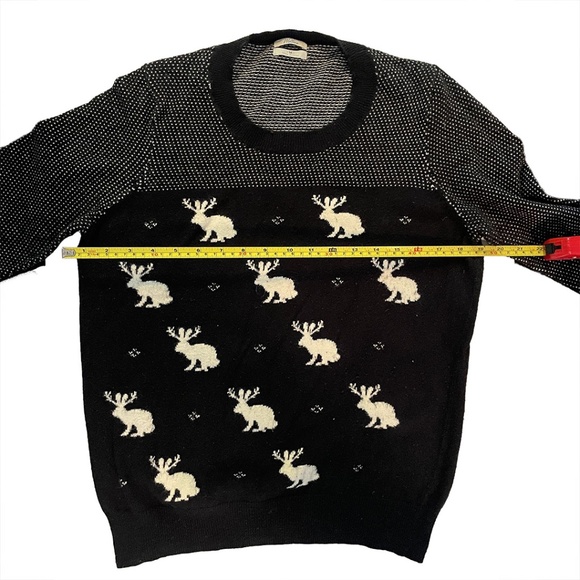 Madewell Wallace Jackalope Crew Neck Sweater Wool Blend Sz M - Picture 7 of 10